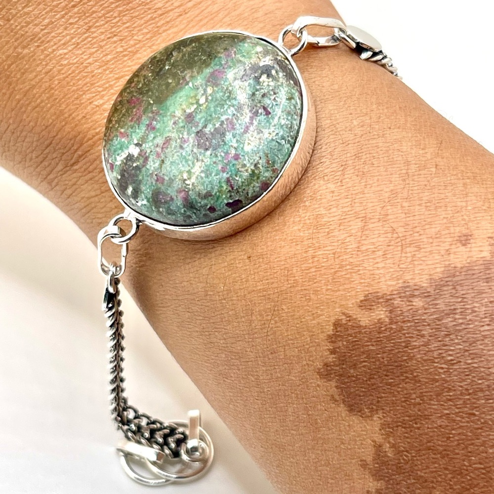 Ruby Fuschite Bracelet